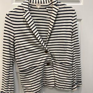 Jcrew navy striped blazer. Size small.